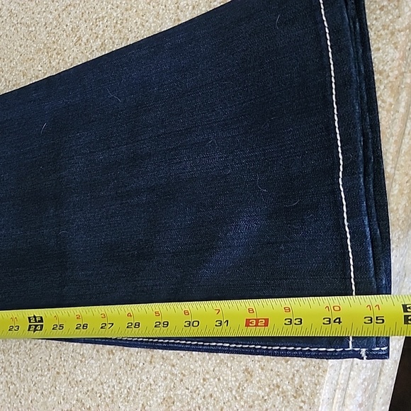 NWT Miss Me Chloe Boot Cut Bling Cross Jeans Size 29 Long - Picture 8 of 12